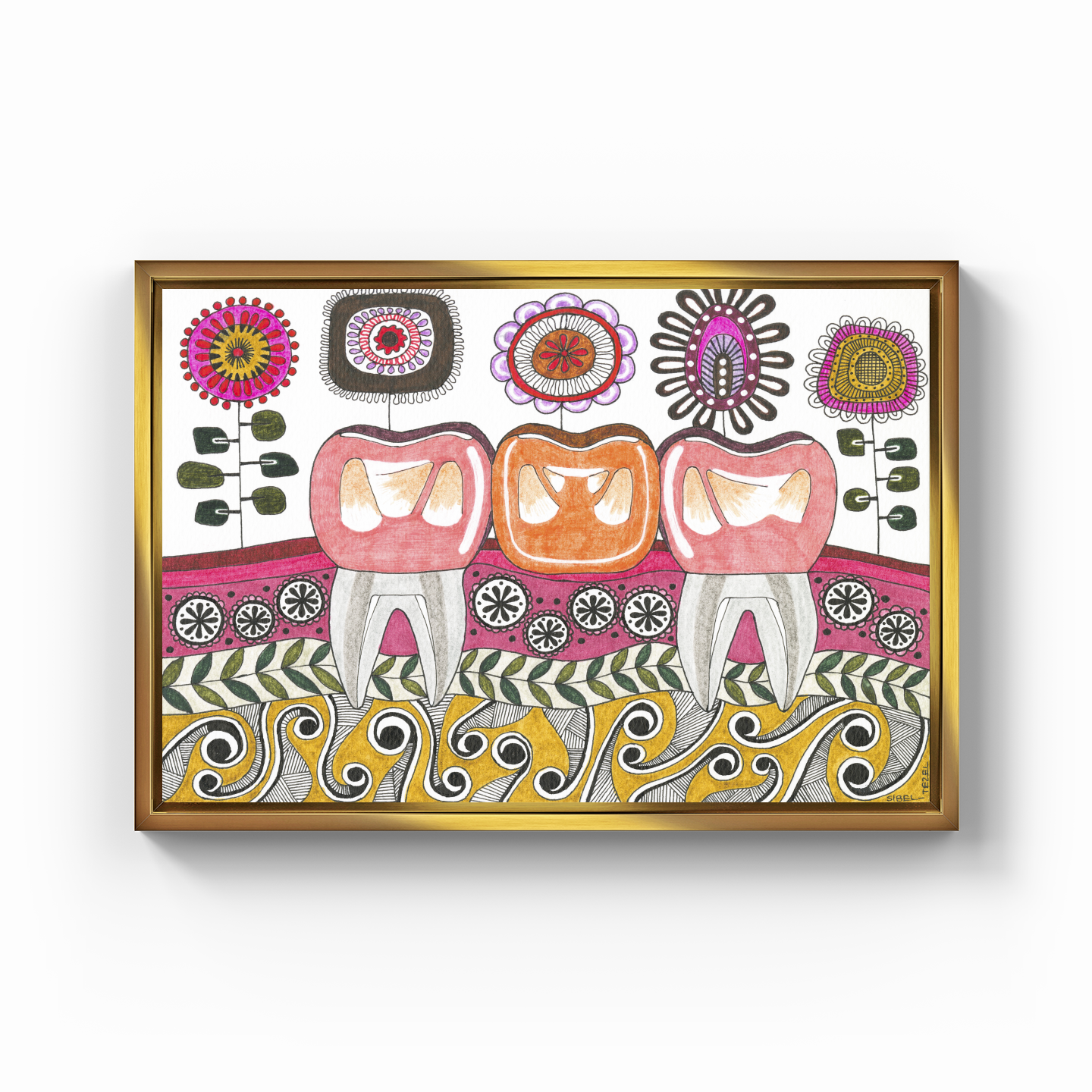 bridge tooth - Canvas Painting