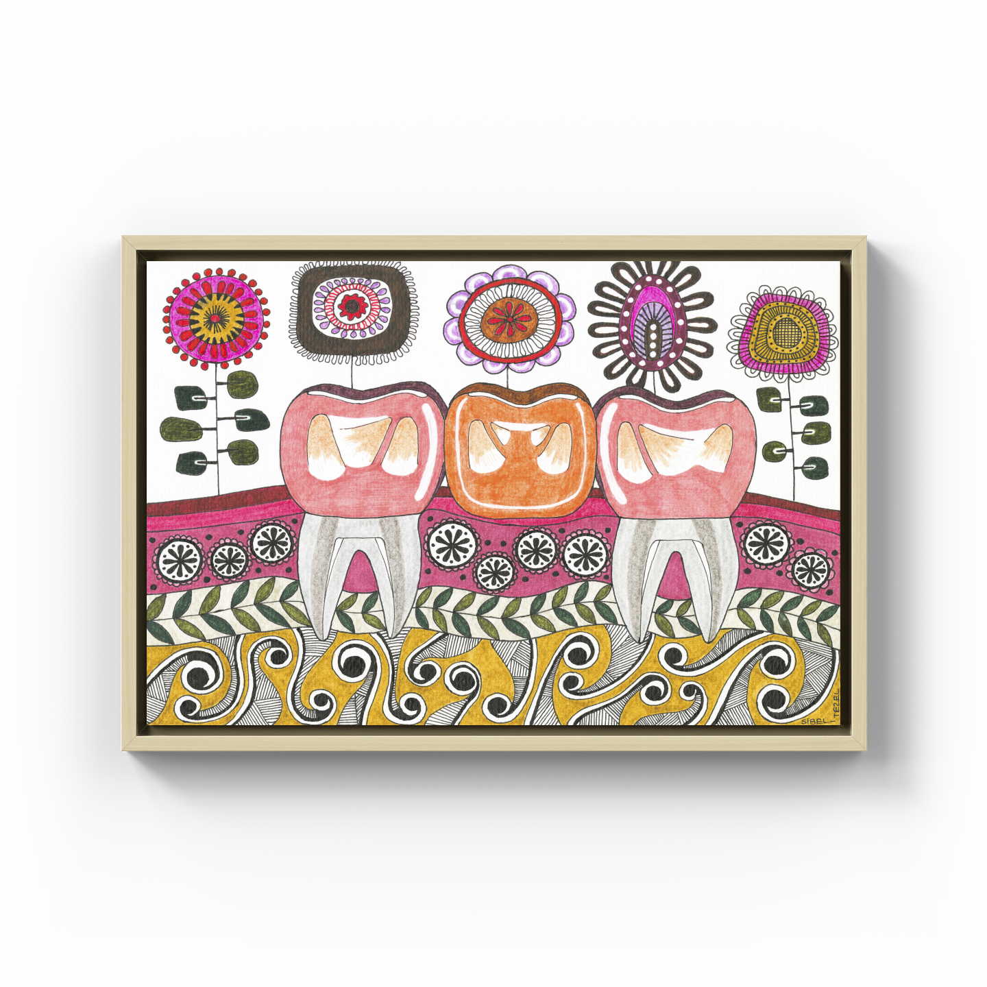 bridge tooth - Canvas Painting