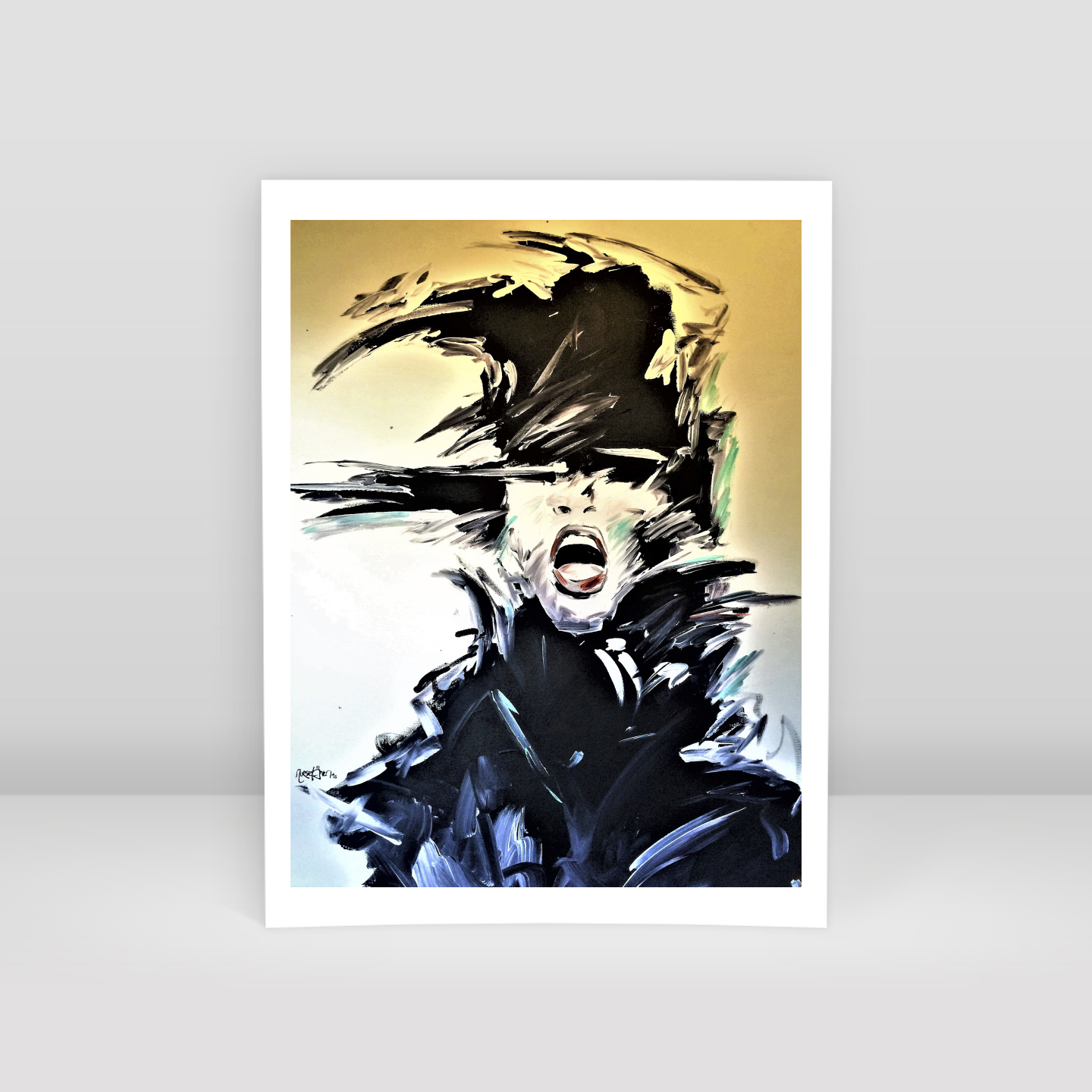 scream - DB00018 - Art Print