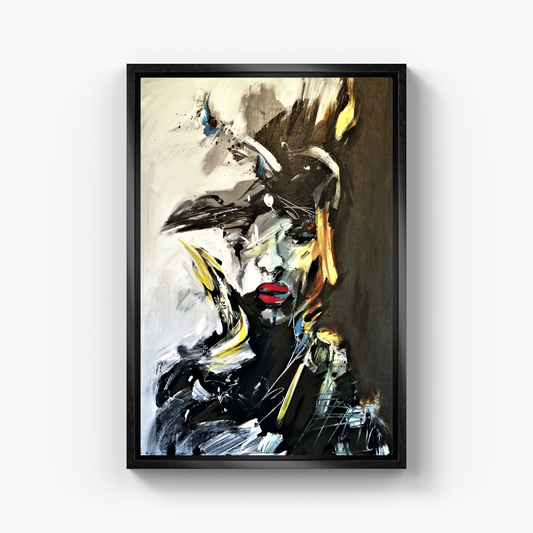 silent scream- DB00017 - Kanvas Tablo