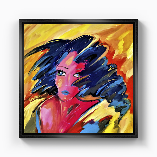 if you hold me, your eyes will - DB00007 - Canvas Print