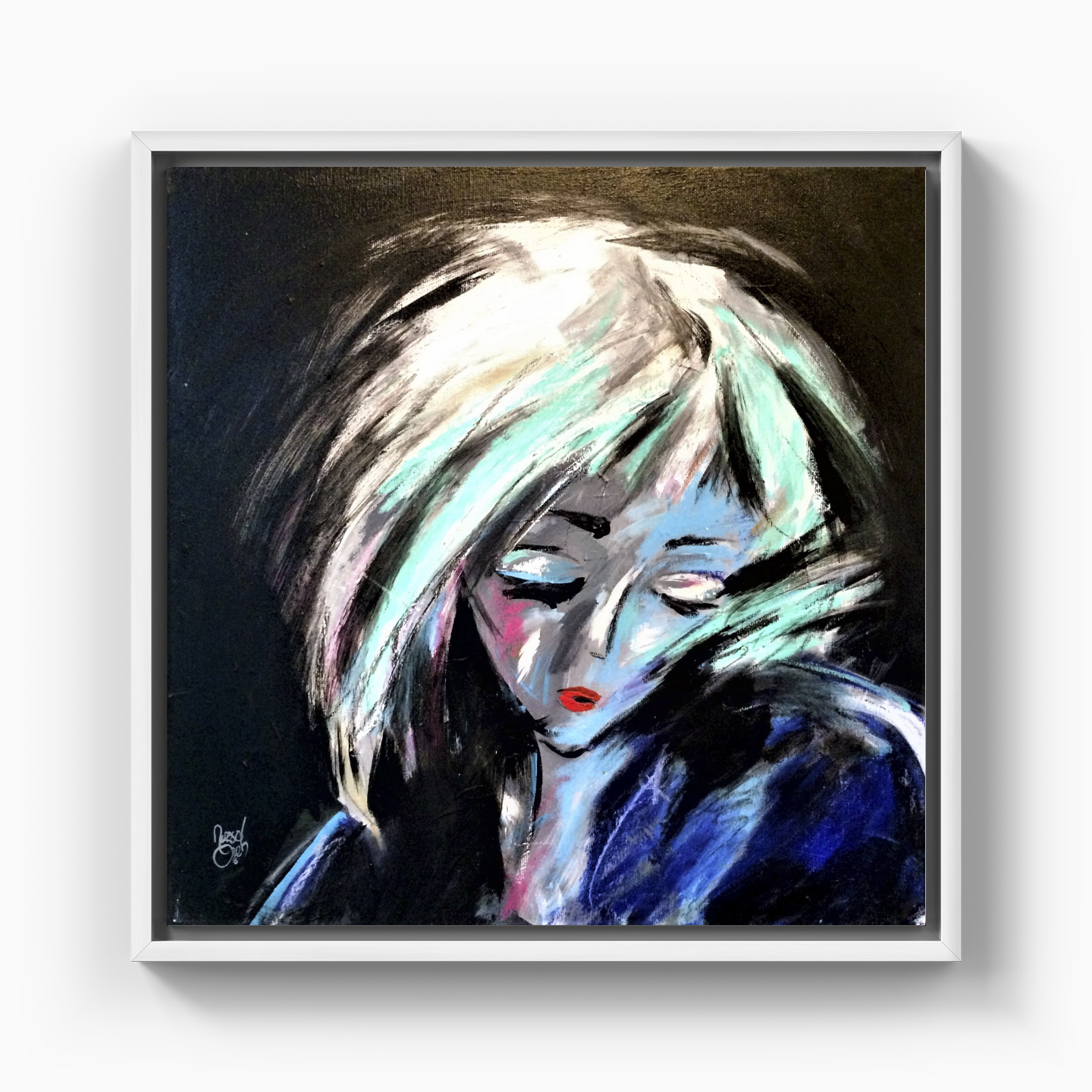 sparkling drops falling - DB0005 - Kanvas Tablo