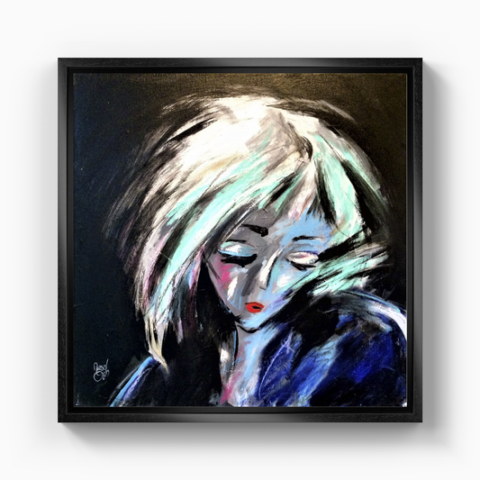 sparkling drops falling - DB0005 - Canvas Print