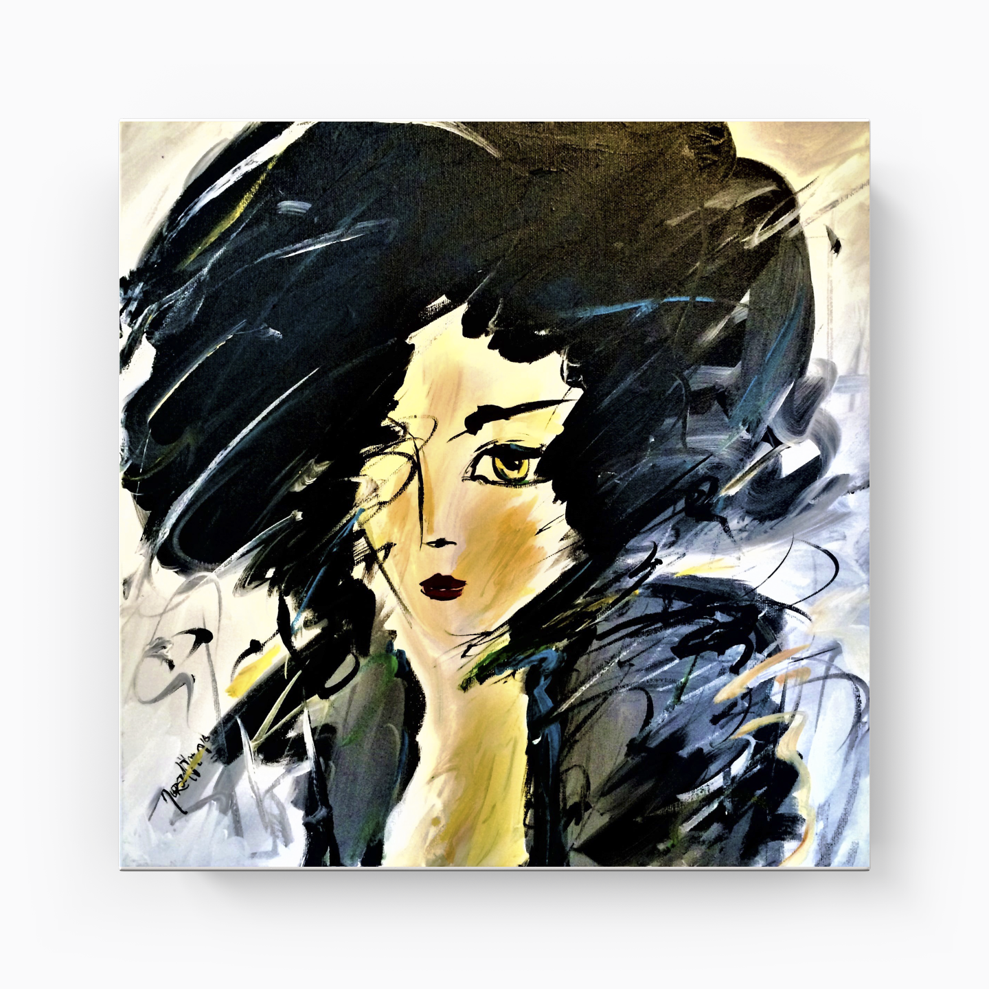 Mona Rosa - DB0004 - Kanvas Tablo