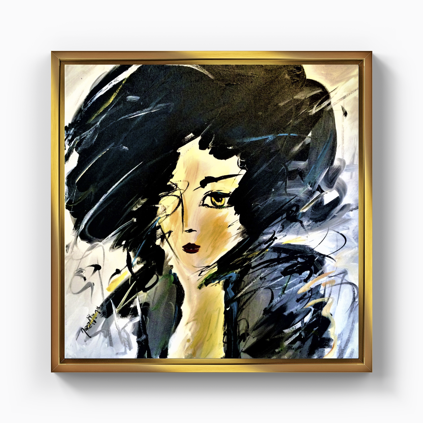 Mona Rosa - DB0004 - Kanvas Tablo