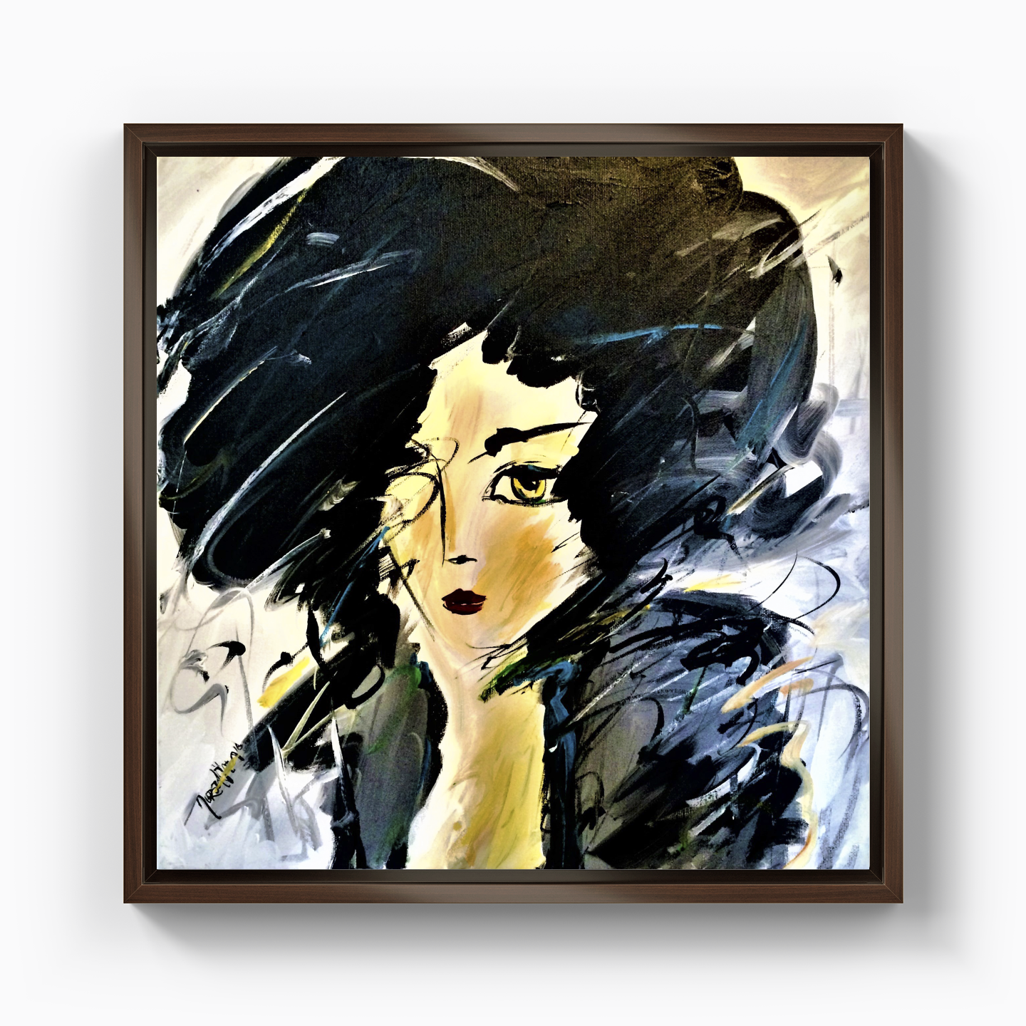 Mona Rosa - DB0004 - Kanvas Tablo