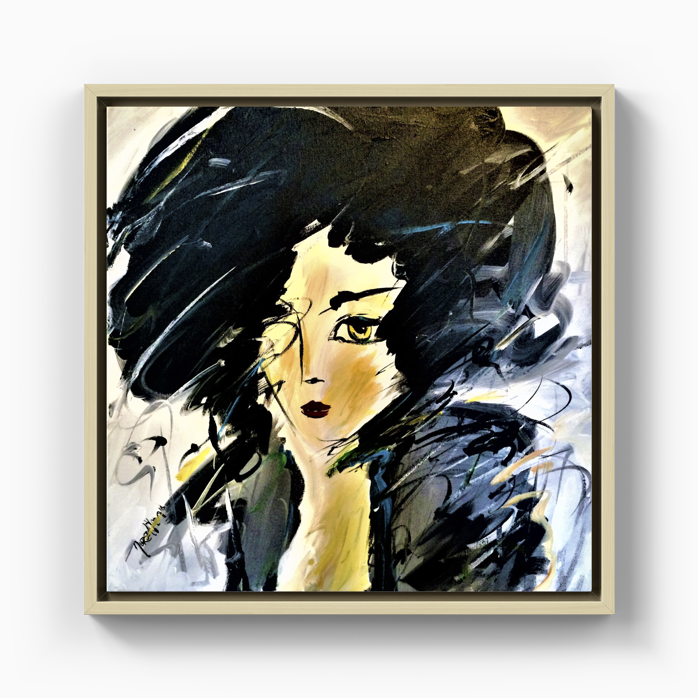 Mona Rosa - DB0004 - Kanvas Tablo