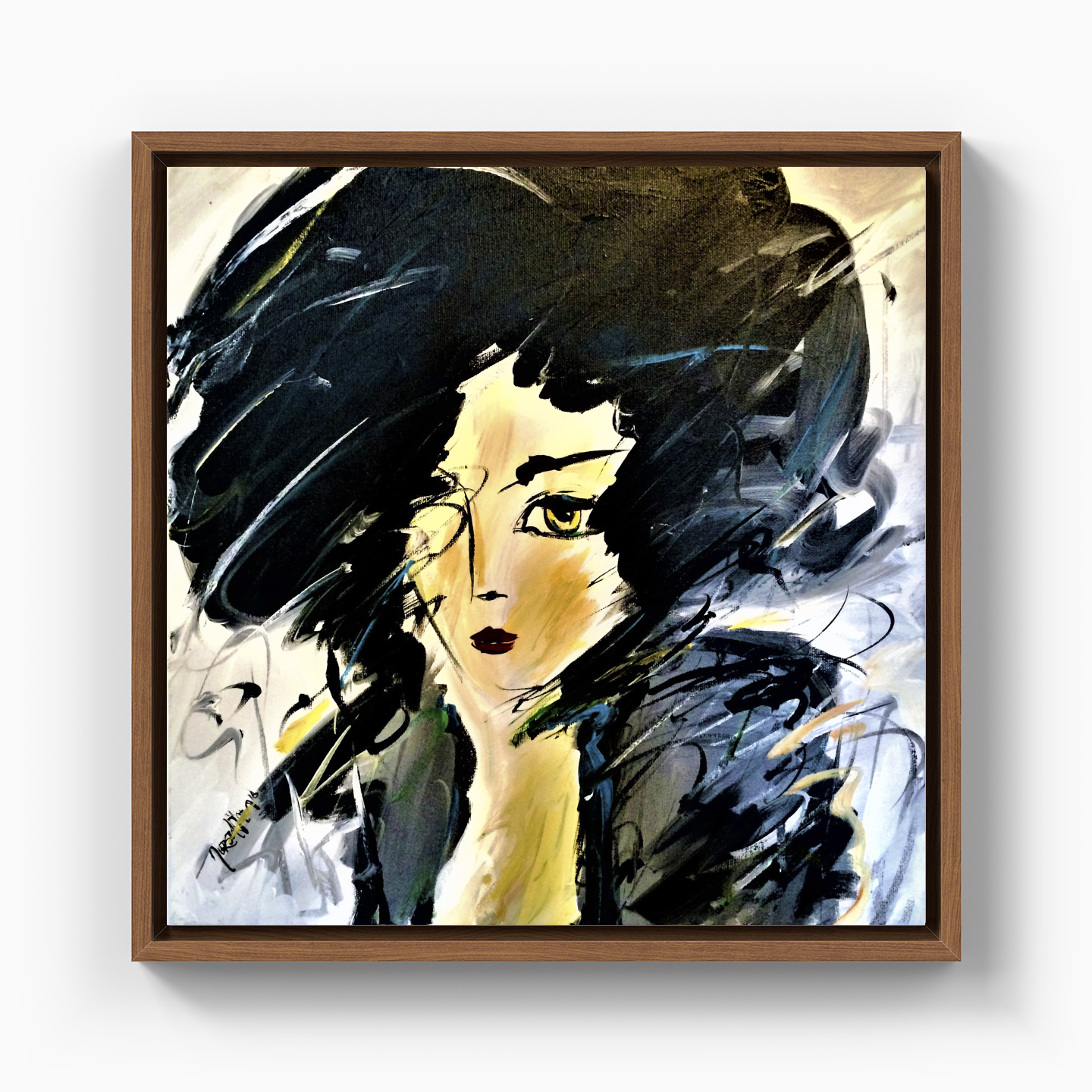 Mona Rosa - DB0004 - Kanvas Tablo