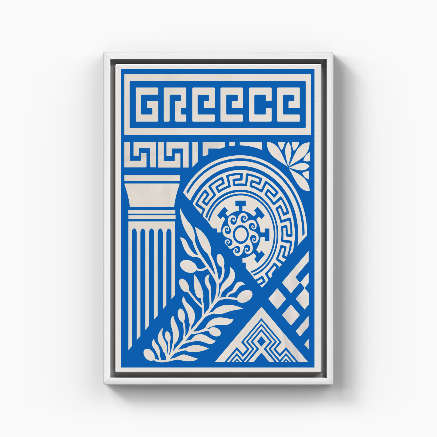 GREECE - Kanvas Tablo