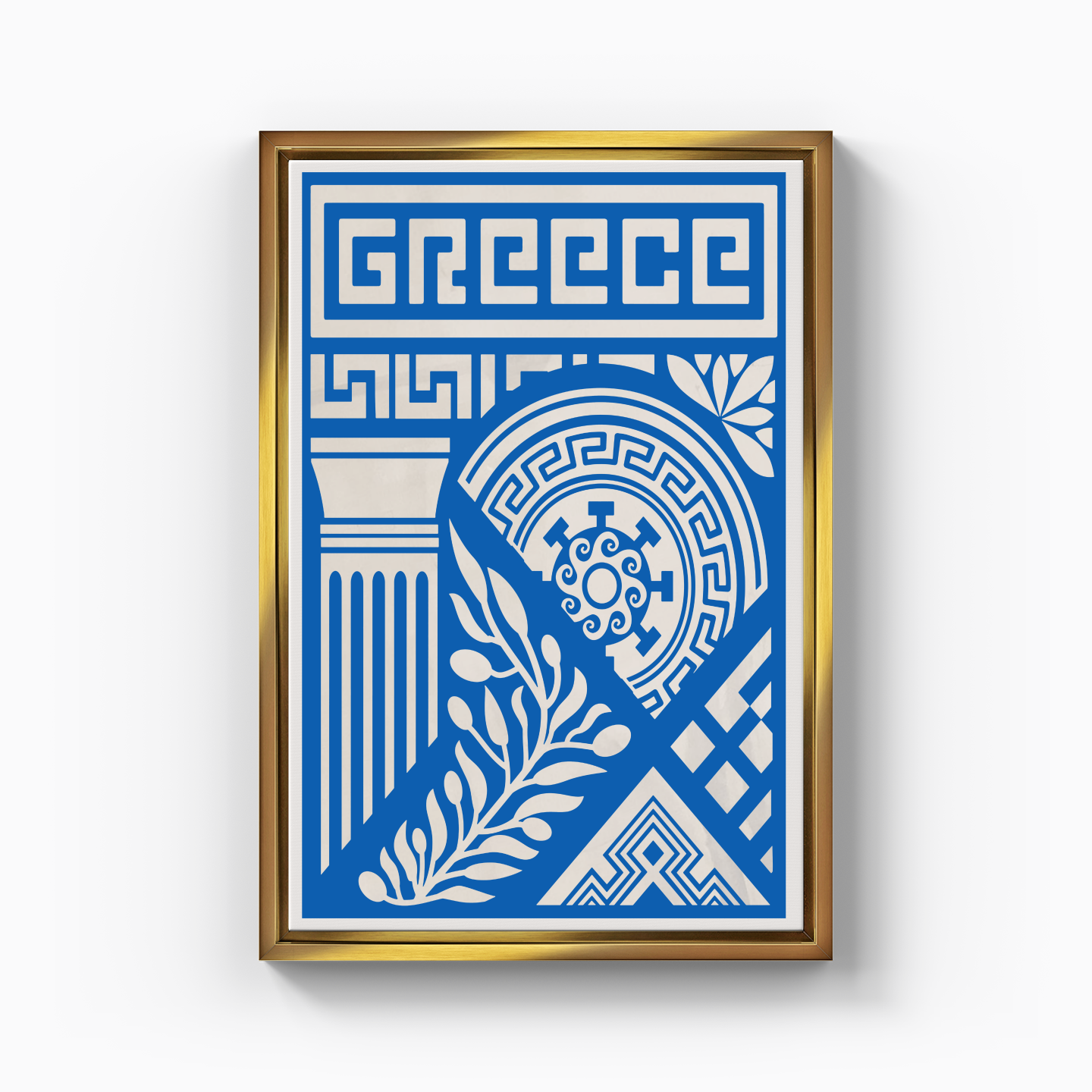 GREECE - Kanvas Tablo