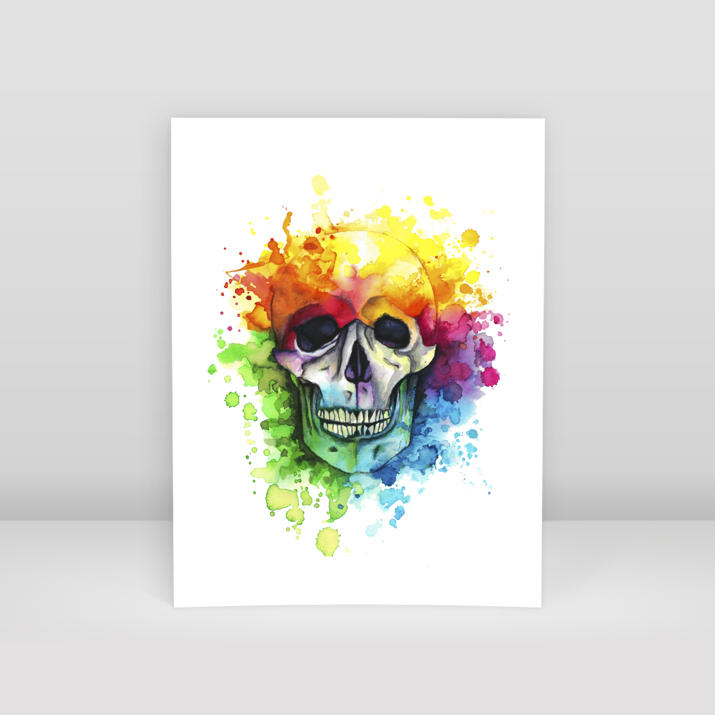 Skull Splash - Art Print