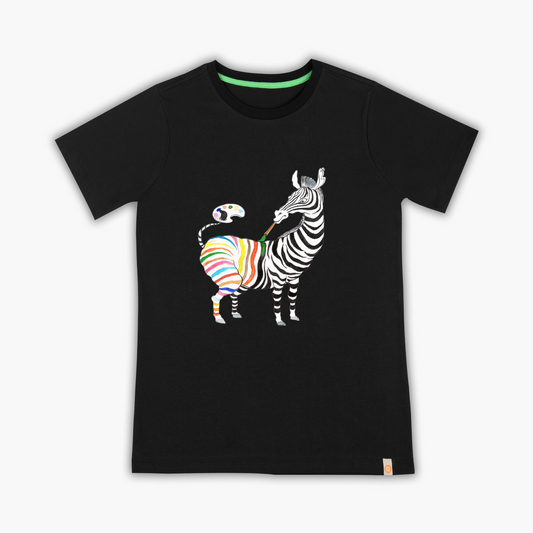 artist zebra - T-shirt