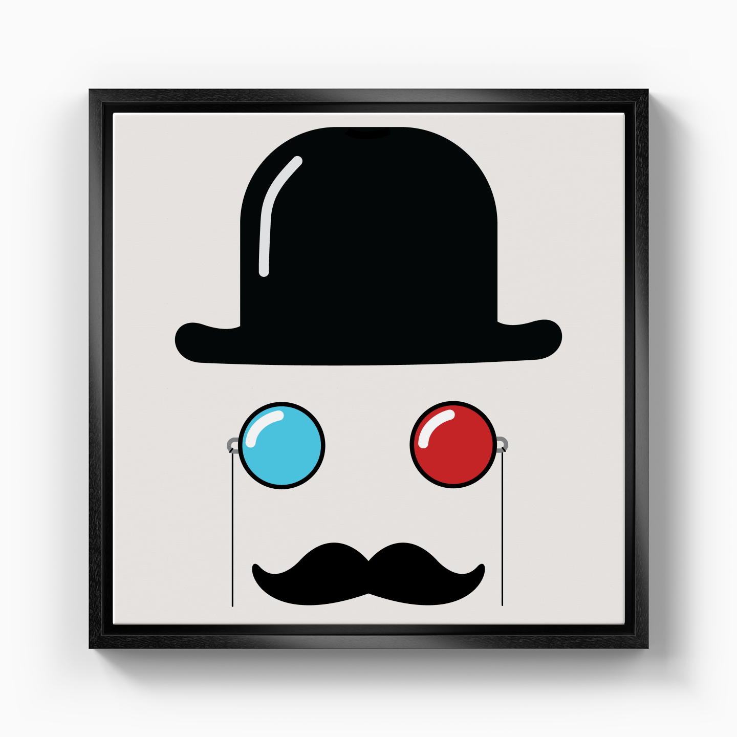 3d monocle - Canvas Print