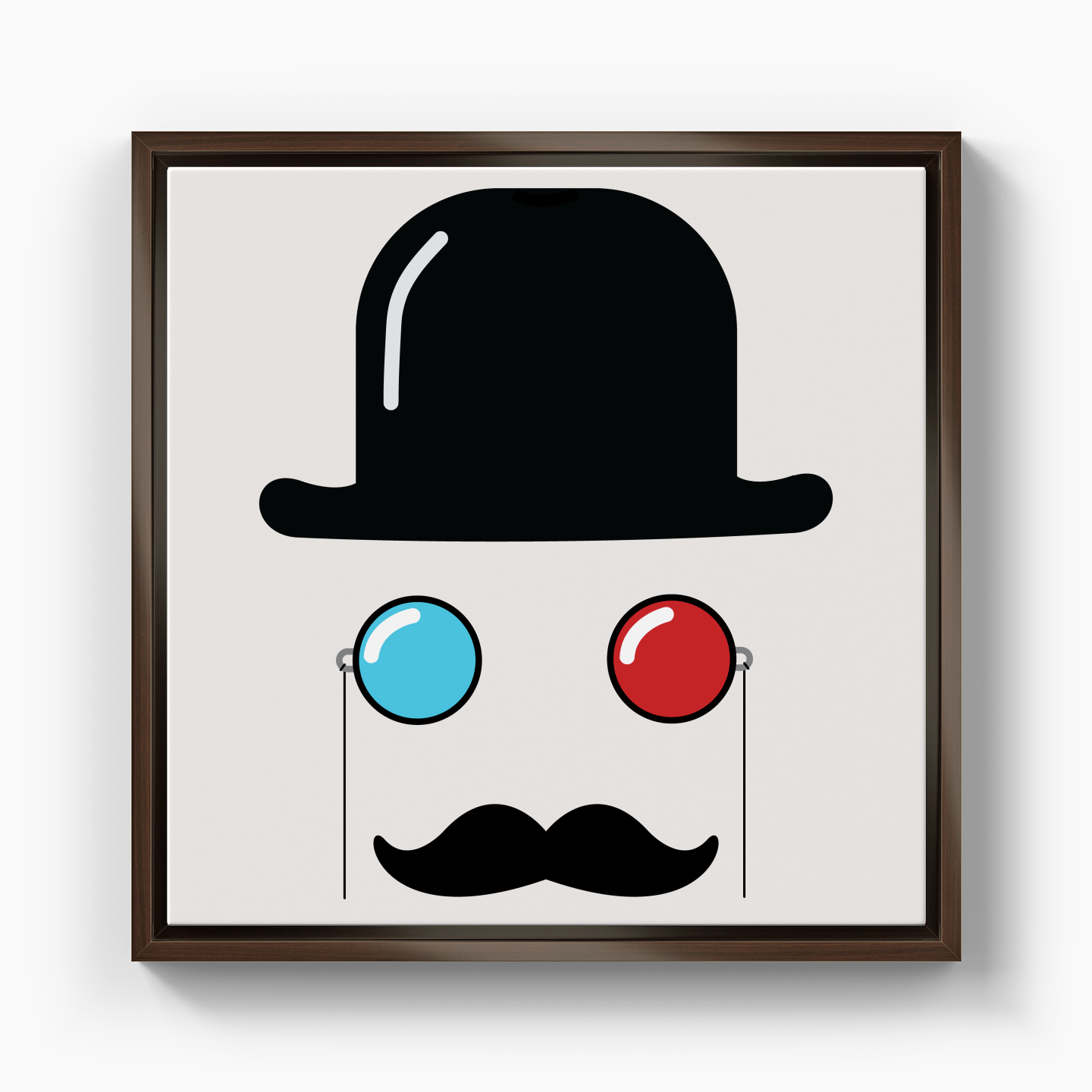 3d monocle - Canvas Print