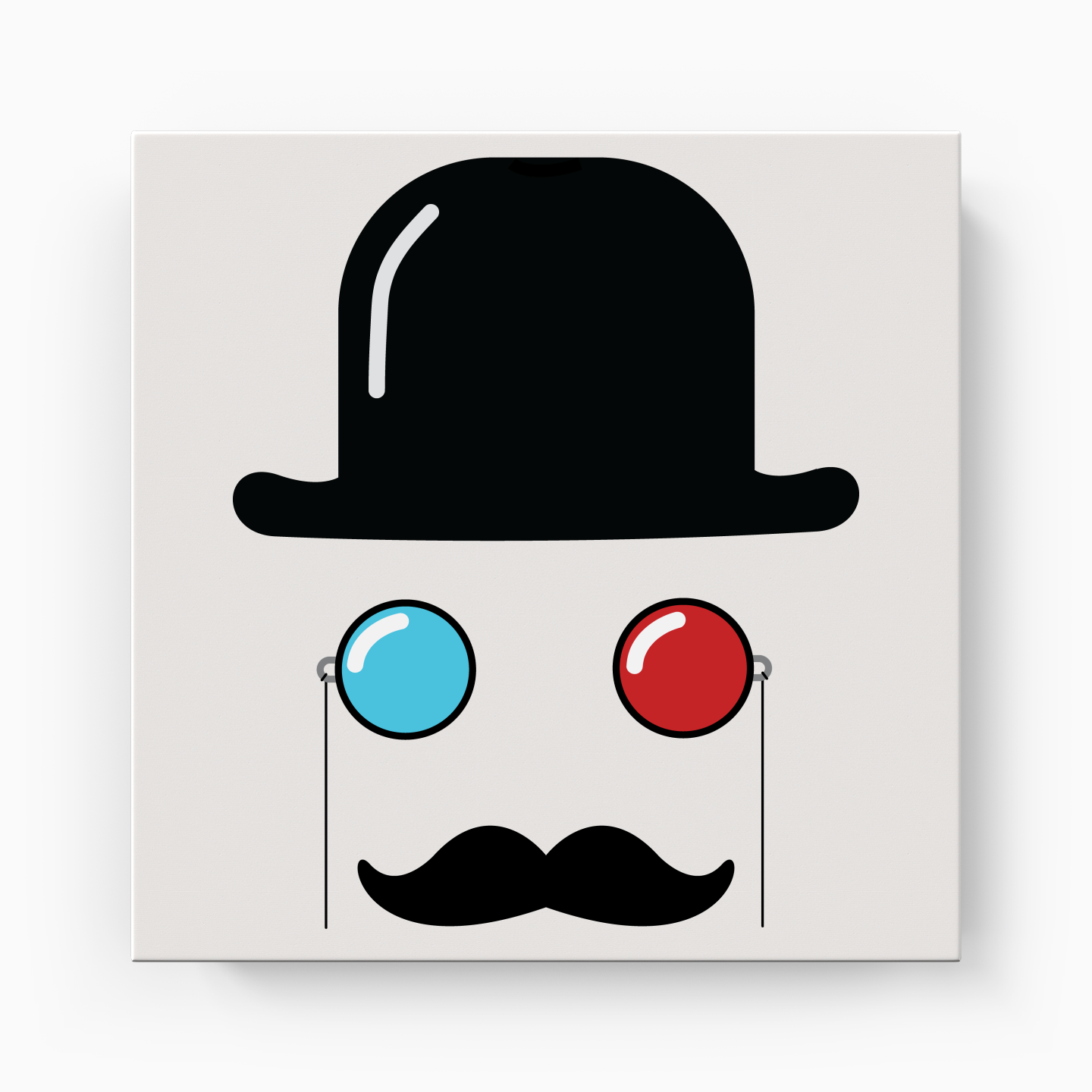 3d monocle - Canvas Print