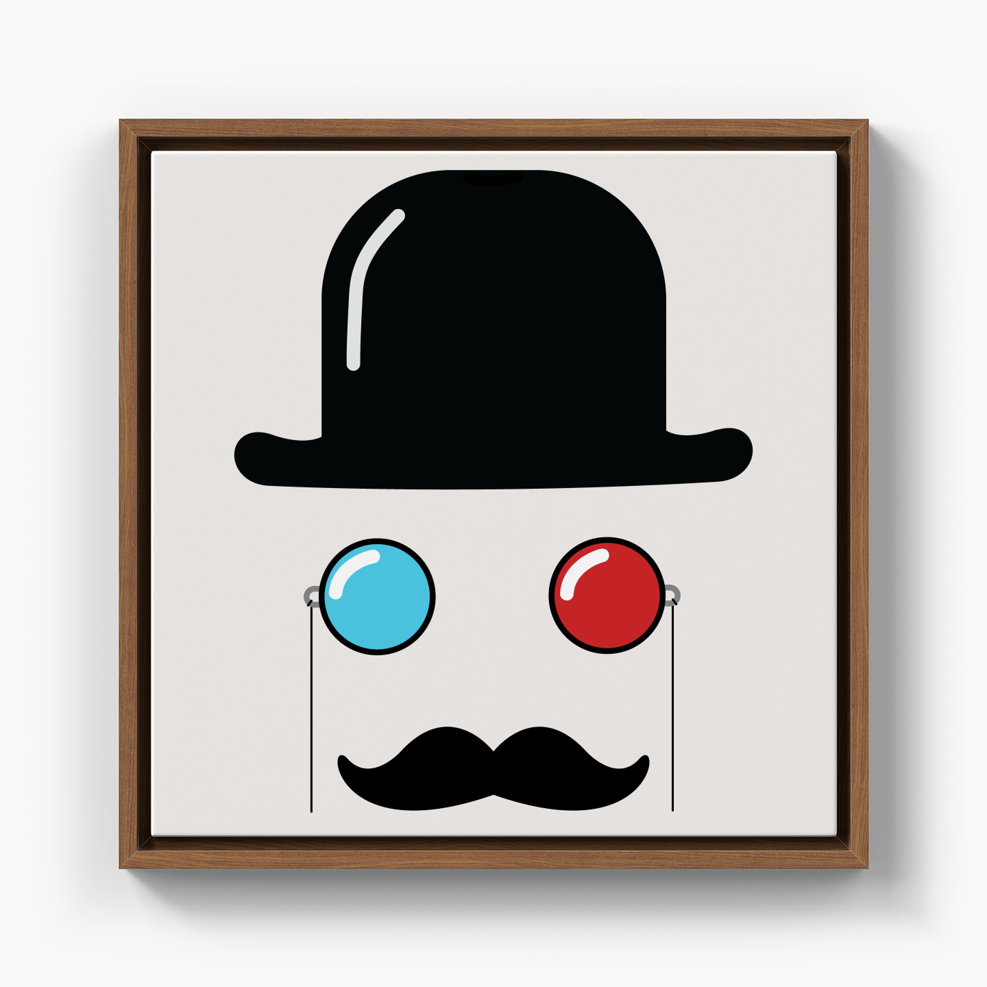 3d monocle - Canvas Print