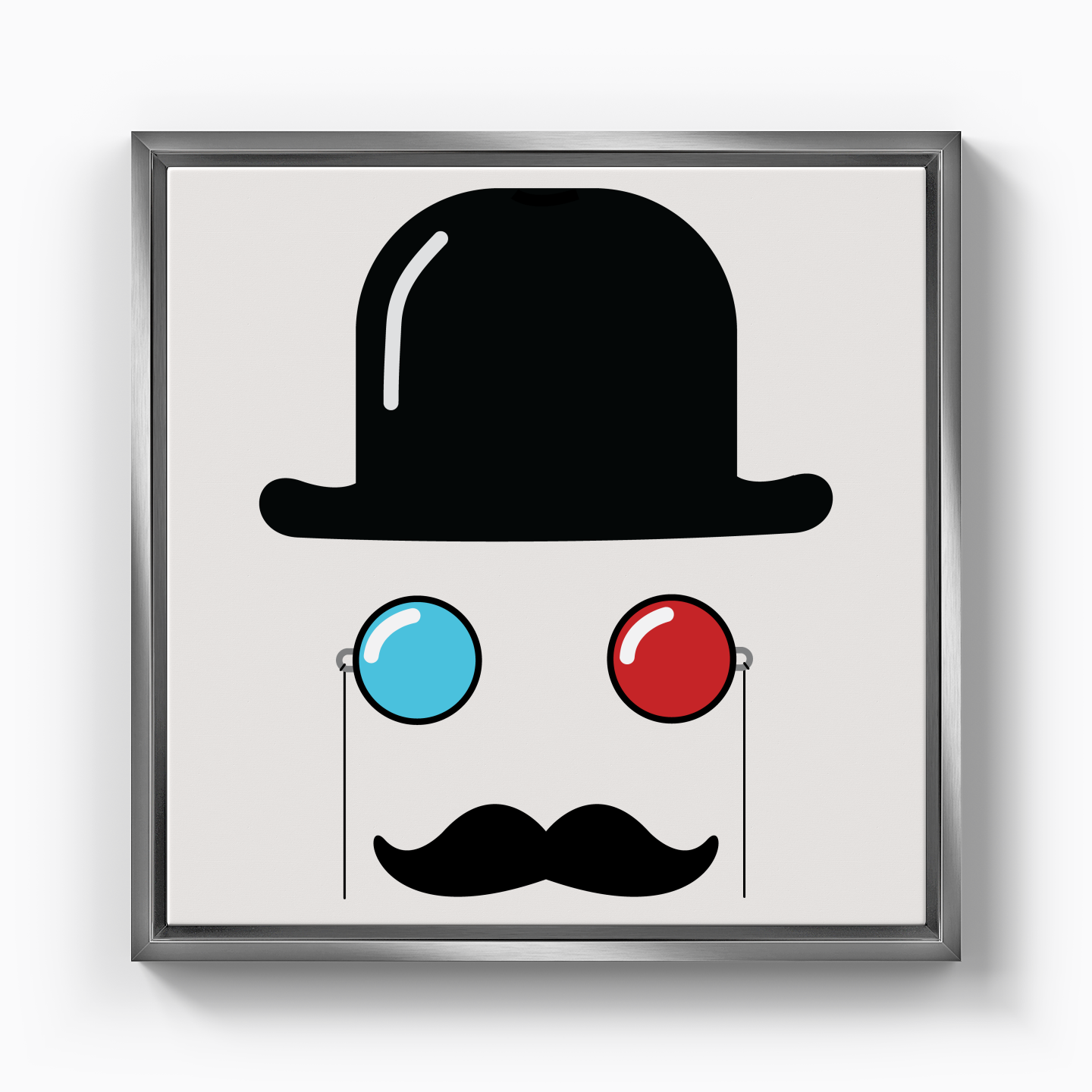 3d monocle - Canvas Print