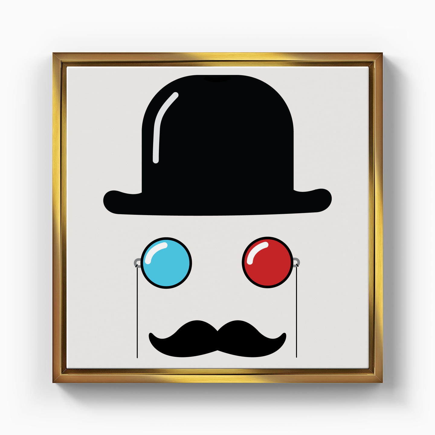 3d monocle - Canvas Print