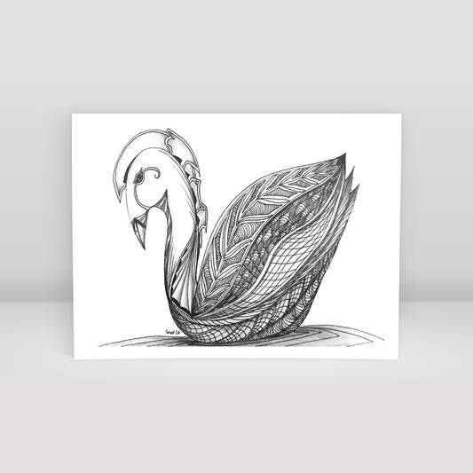 Düşününce - Art Print