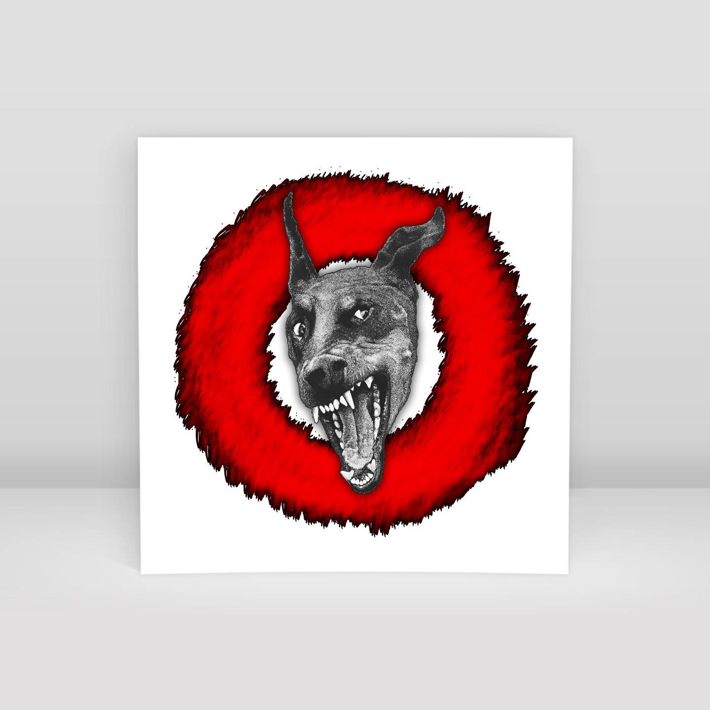 Dog Circle - Art Print