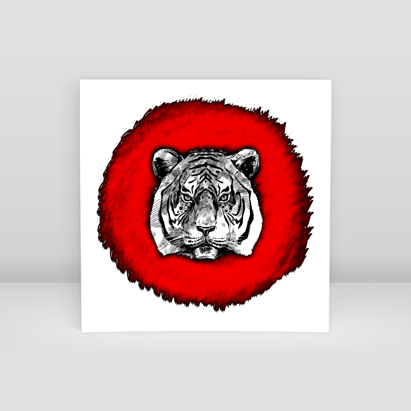 Tiger Circle - Art Print
