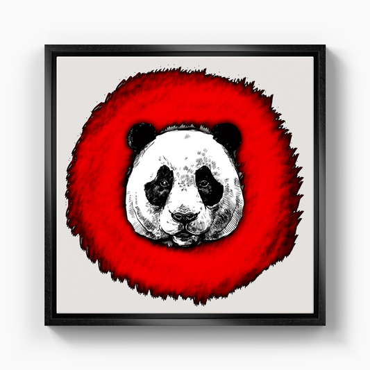 Panda Circle - Canvas Print