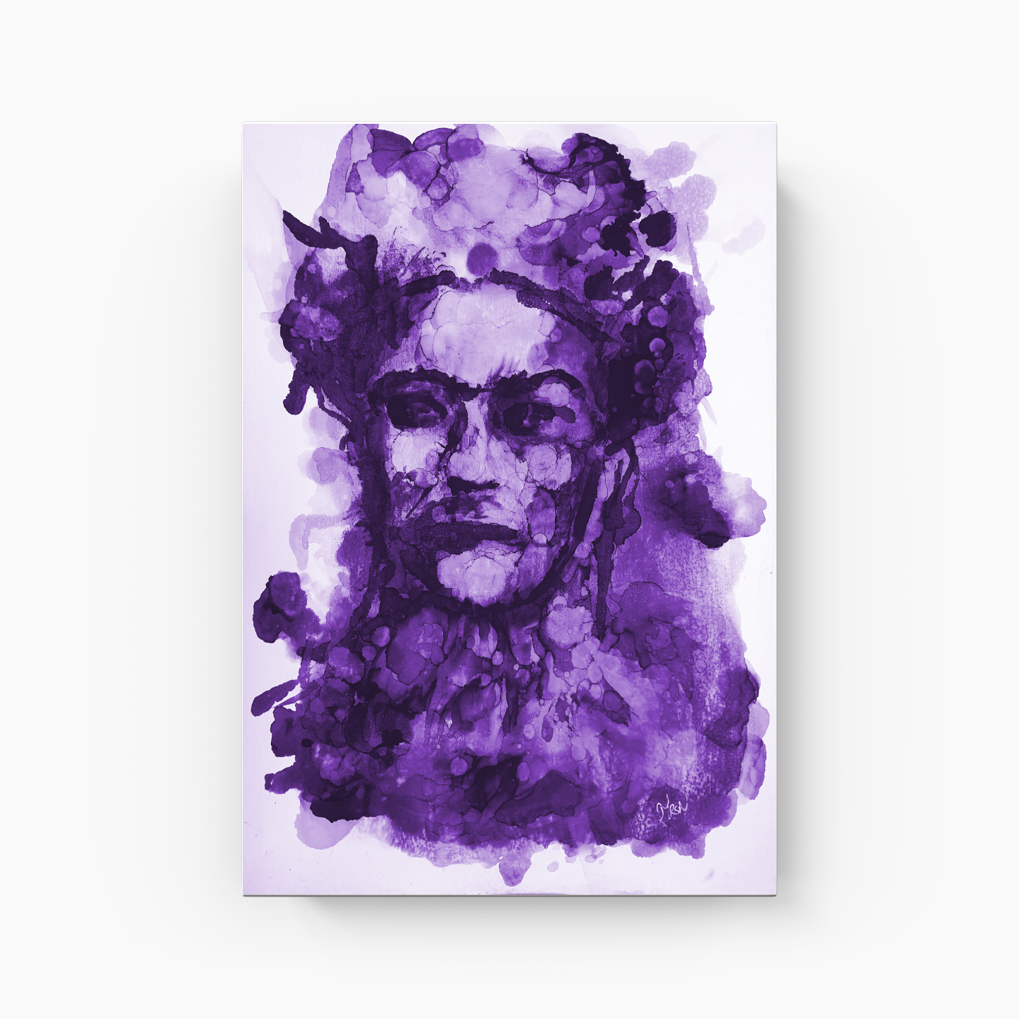 Frida Kahlo - Purple - Canvas Print