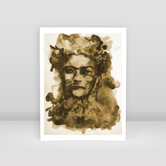 Frida Kahlo - Mustard - Art Print