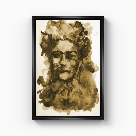 Frida Kahlo - Mustard - Canvas Print