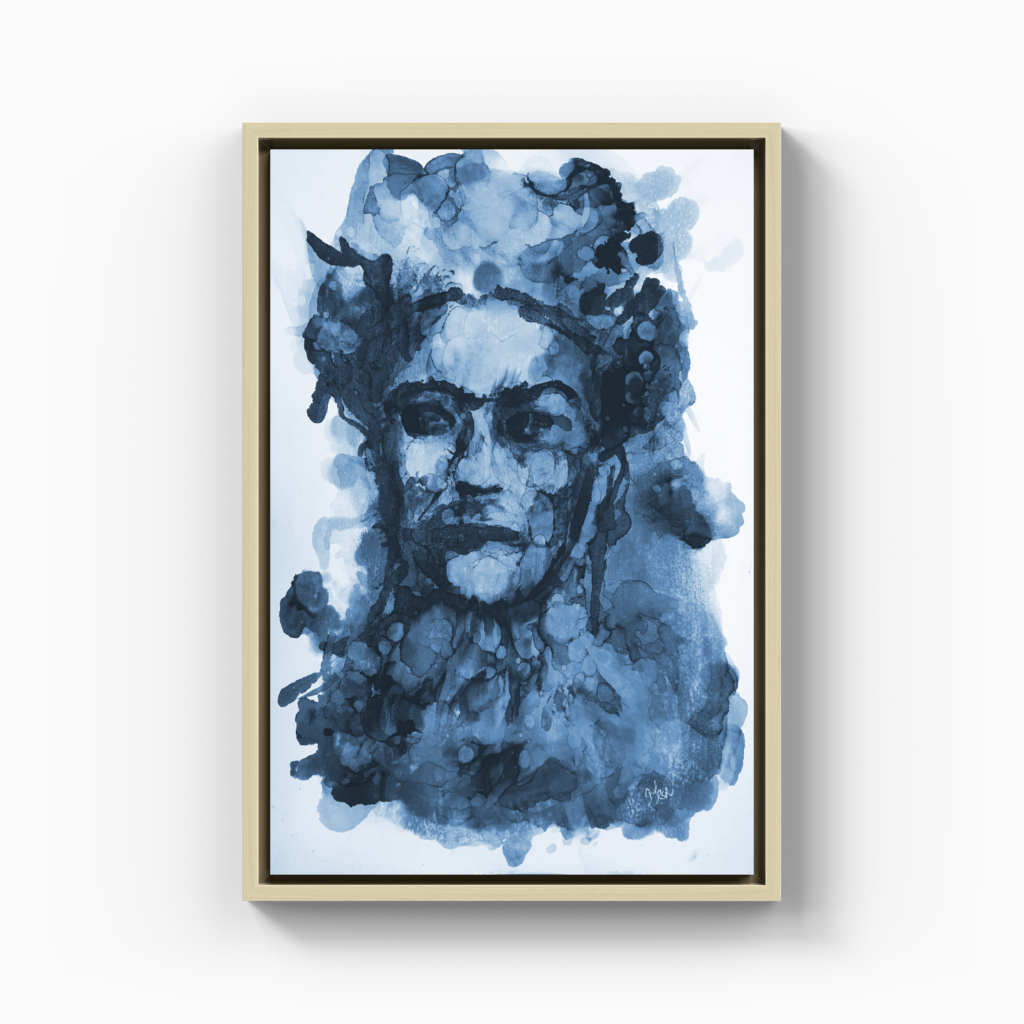 Frida Kahlo - Blue - Canvas Print