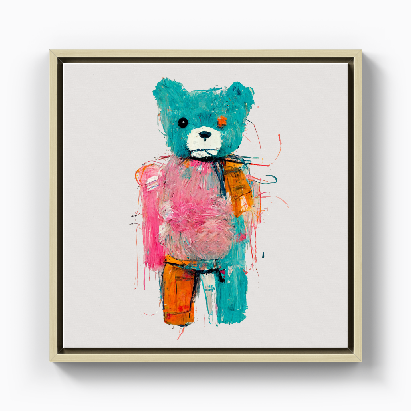 Teddy The Bear - Kanvas Tablo