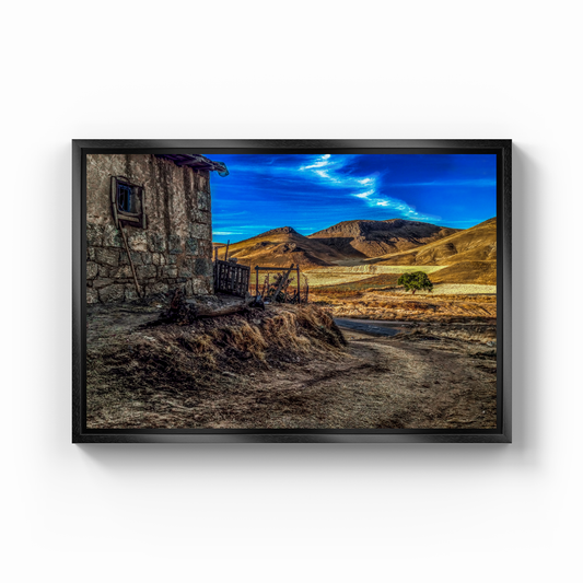 Village Landscape - Canvas Painting