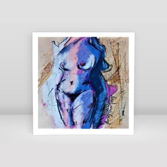 In the Light of the Blue Moon - Art Print