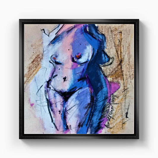 In the Light of the Blue Moon - Canvas Painting