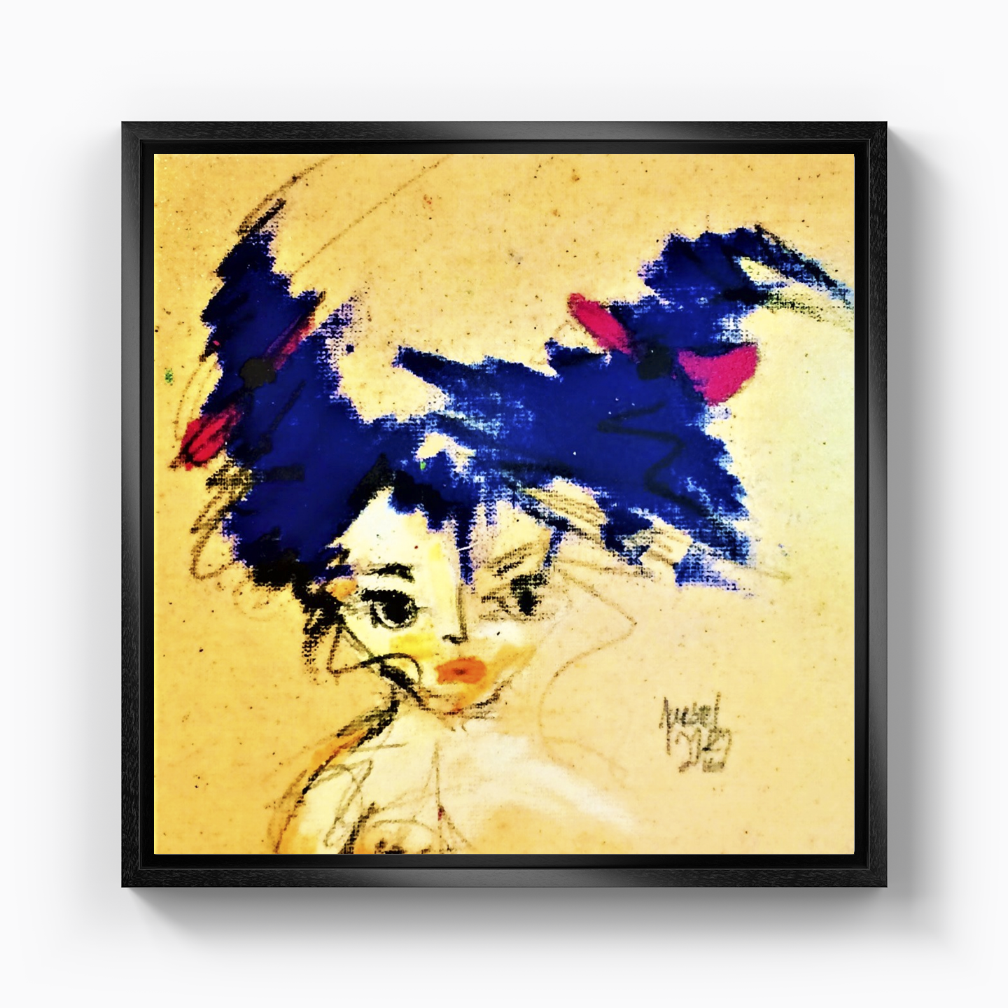 Rebellious Girl - Canvas Print