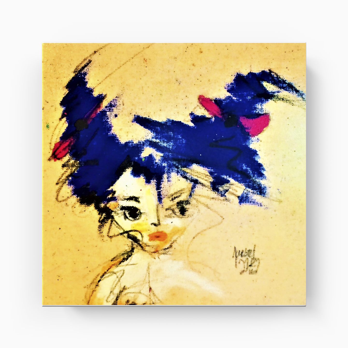 Rebellious Girl - Canvas Print