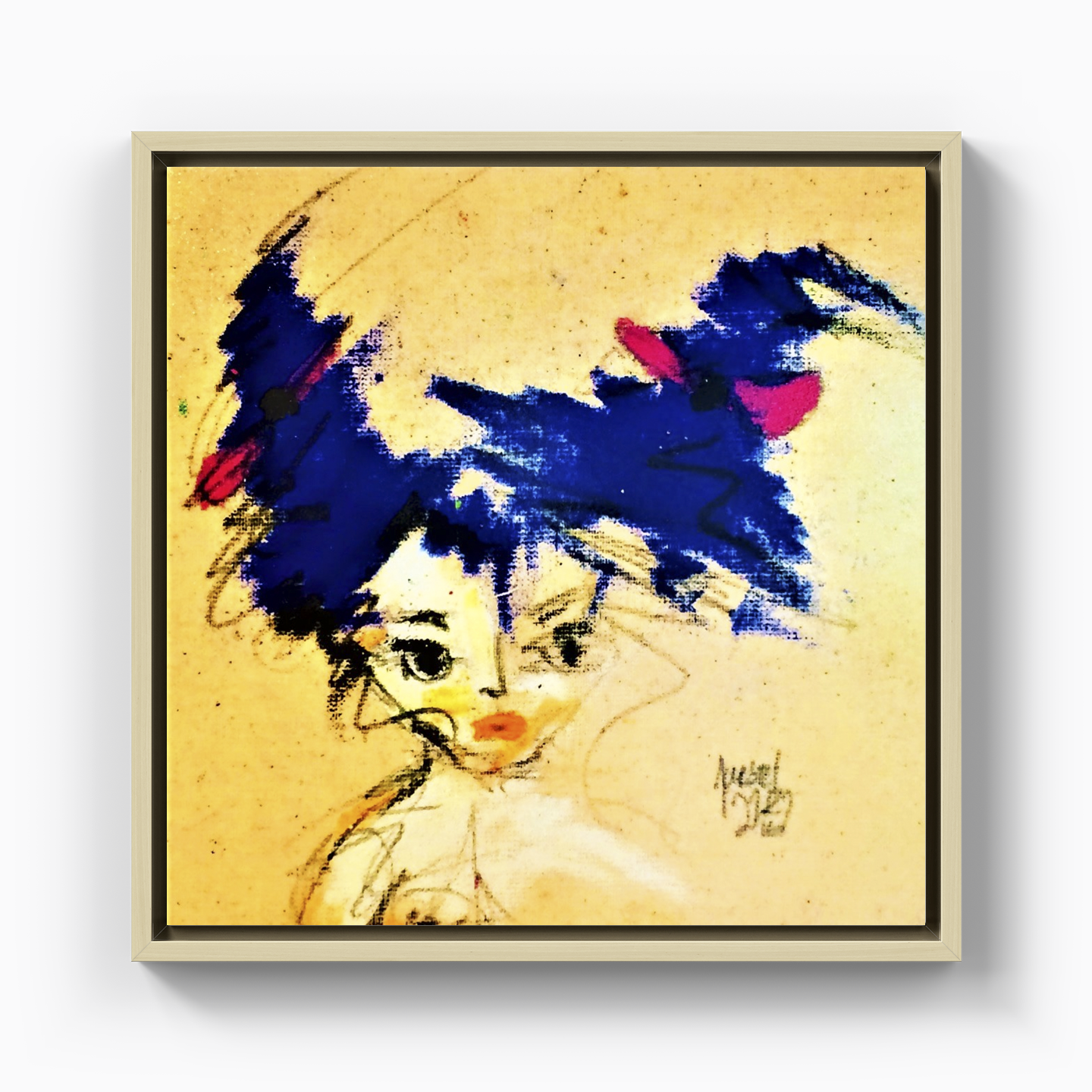 Rebellious Girl - Canvas Print