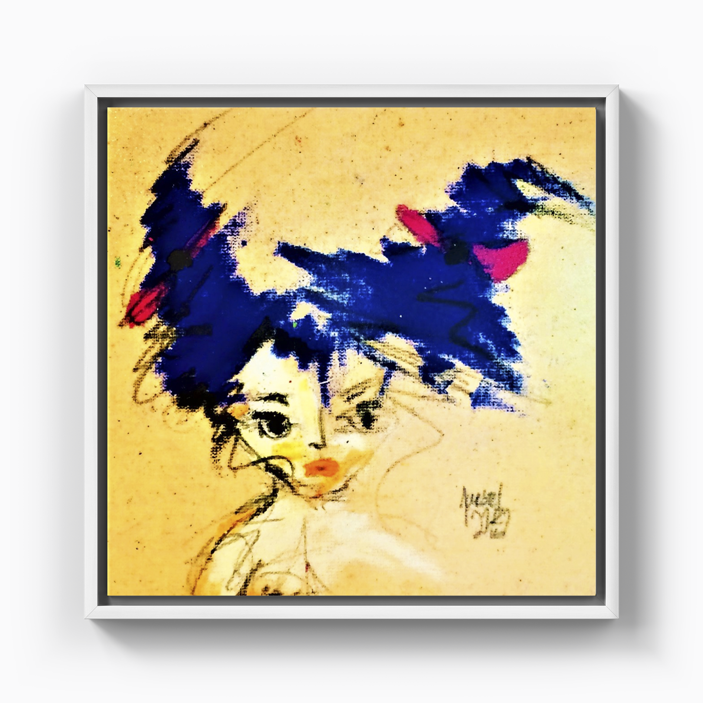 Rebellious Girl - Canvas Print