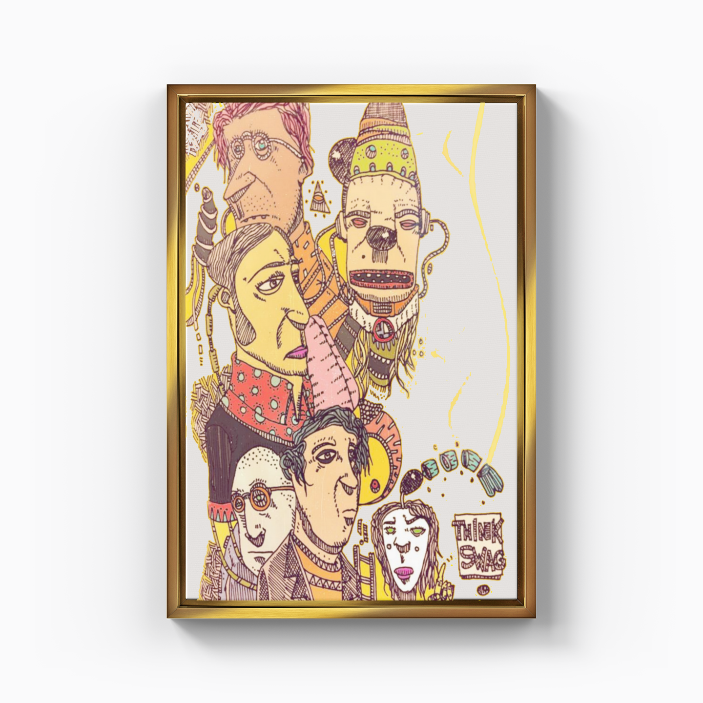 İnsanlar - Kanvas Tablo