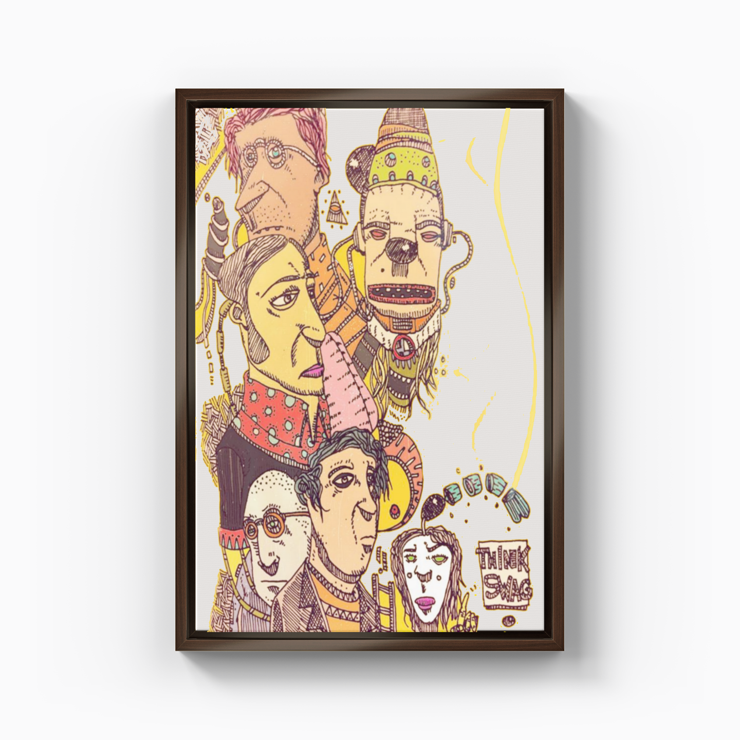 İnsanlar - Kanvas Tablo