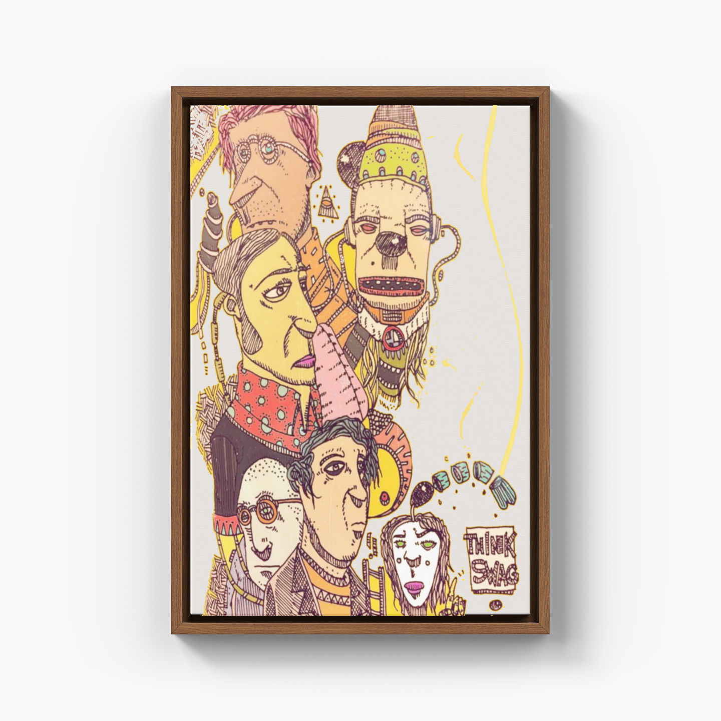 İnsanlar - Kanvas Tablo