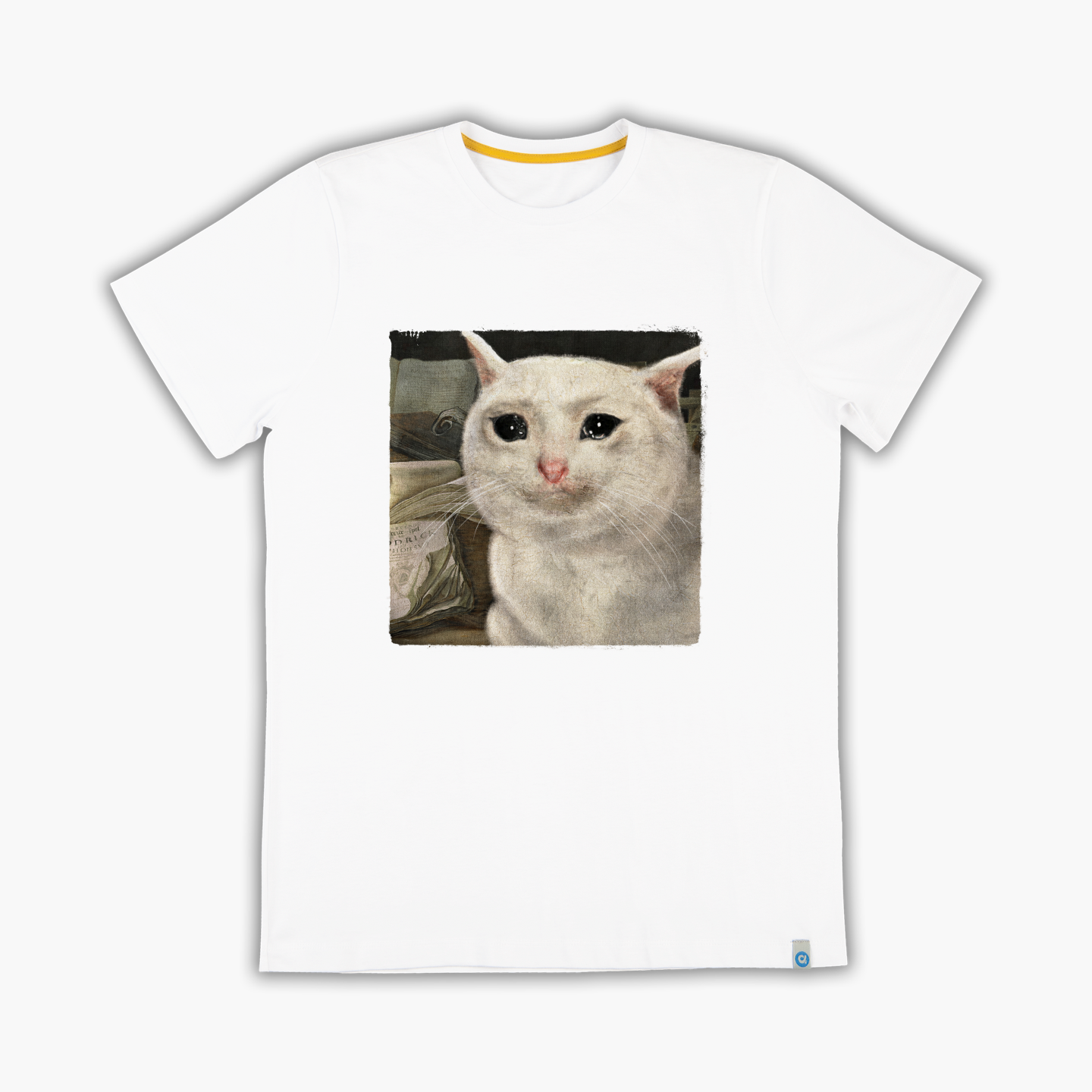crying cat - Tişört