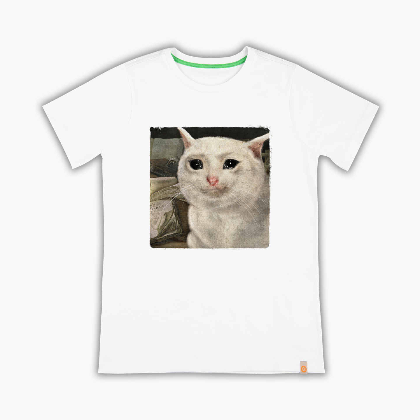 crying cat - T-Shirt
