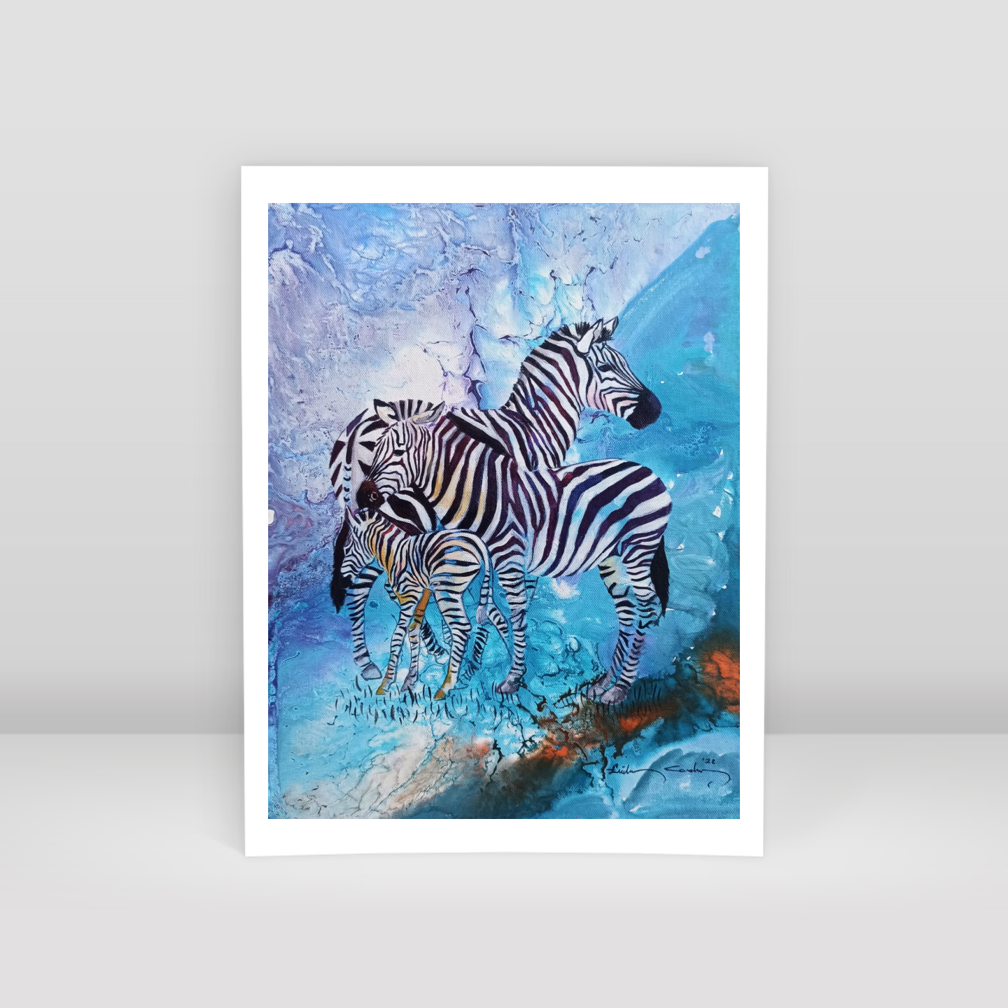 Zebra - 2 - Art Print