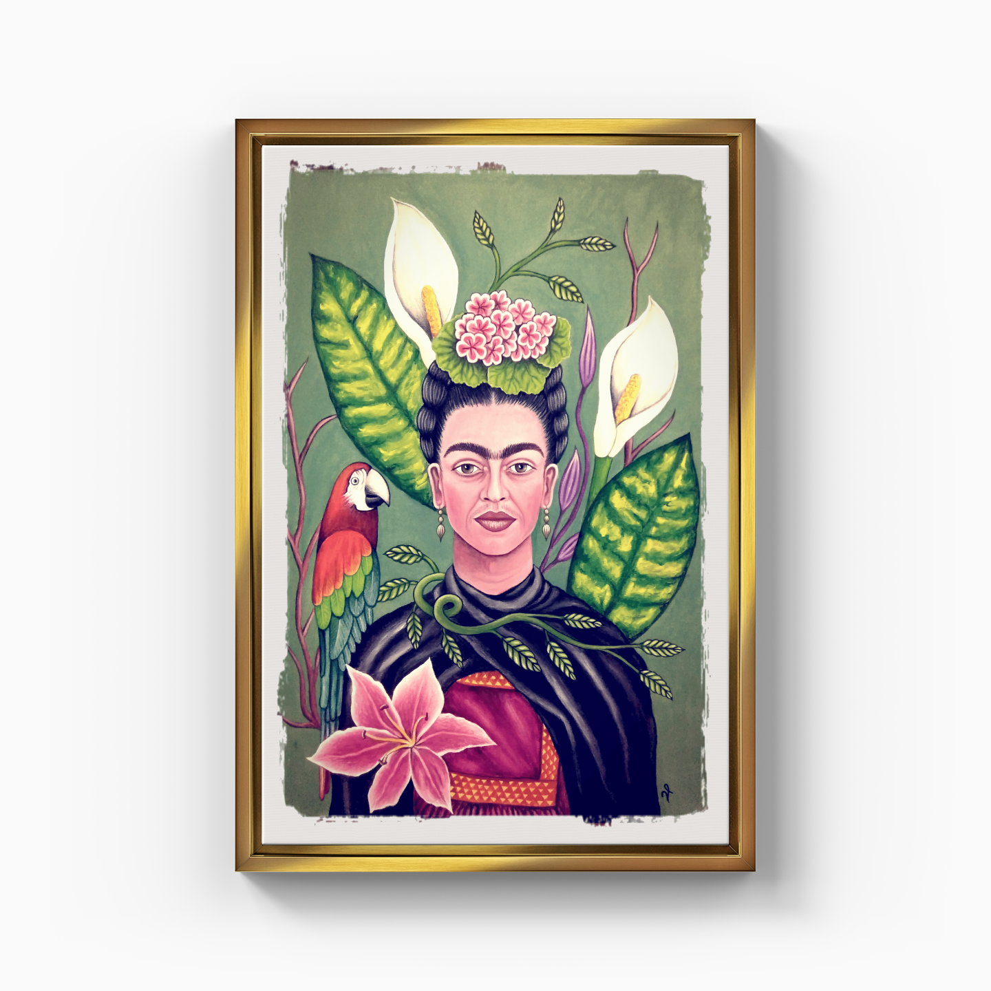 Frida'nın Cenneti - Kanvas Tablo