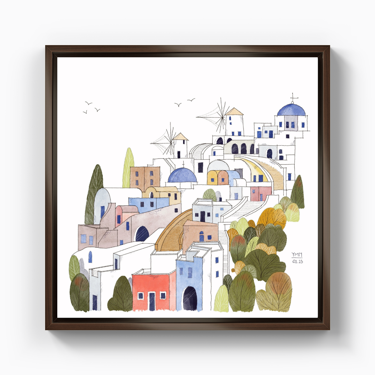 Santorini - Canvas Print