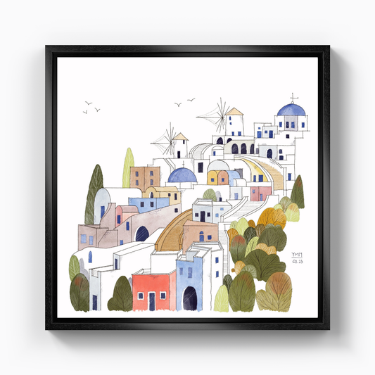 Santorini - Canvas Print
