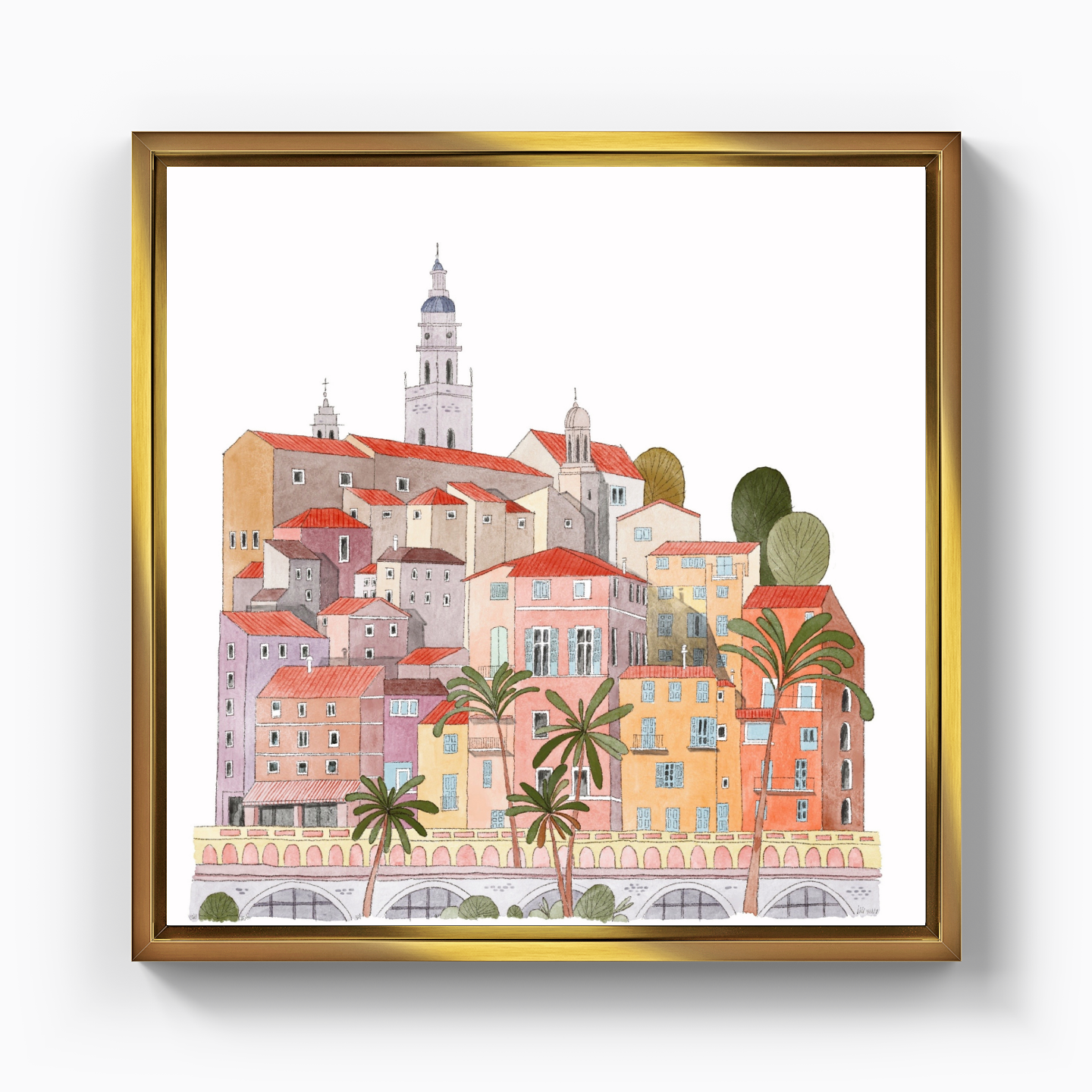 Menton - Canvas Print