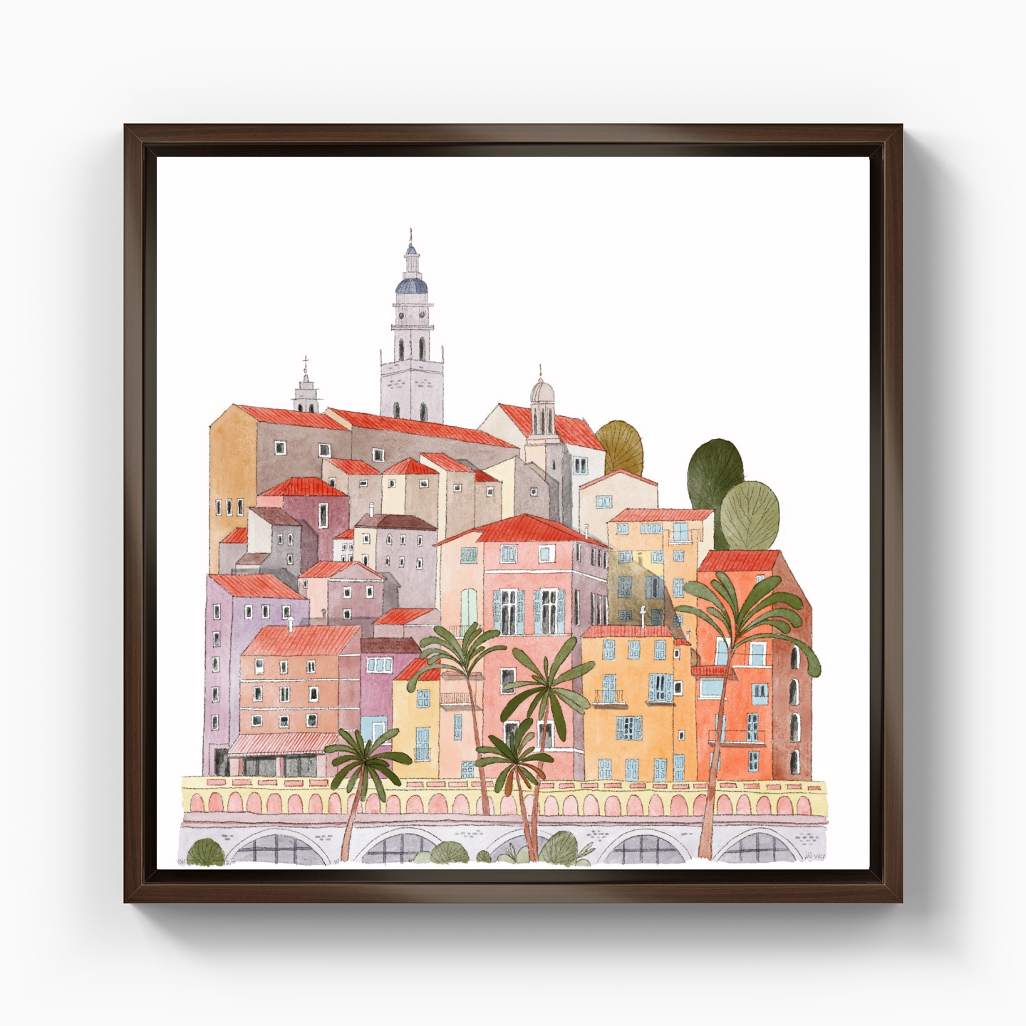 Menton - Canvas Print