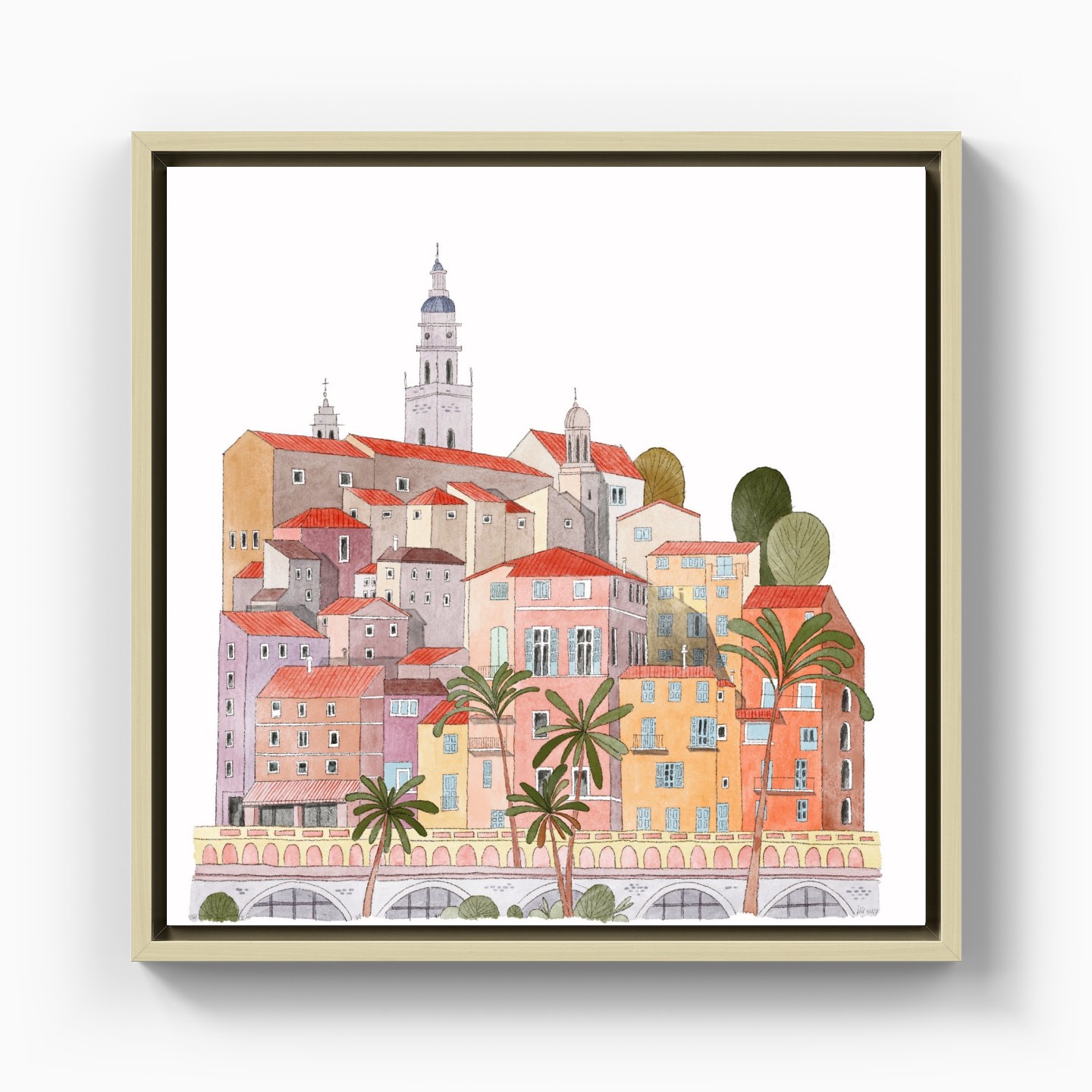 Menton - Canvas Print